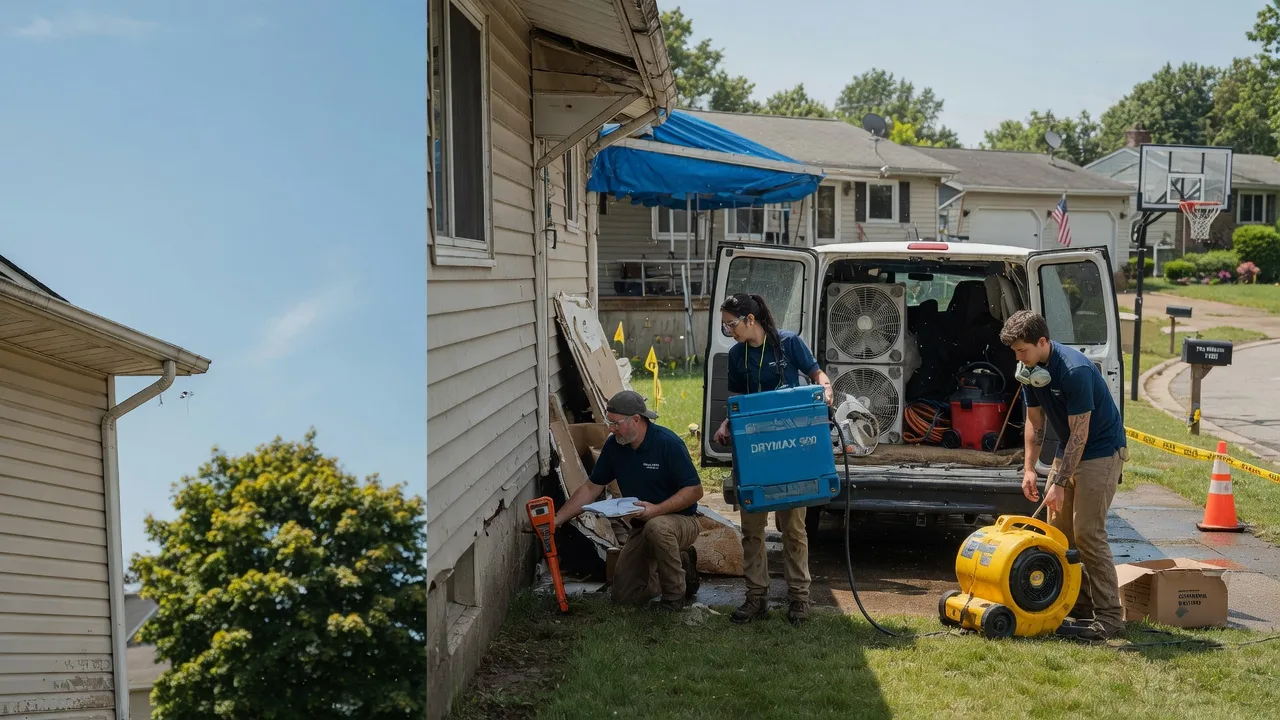 Ceiling Leak Cleanup in Belmont, WV near me