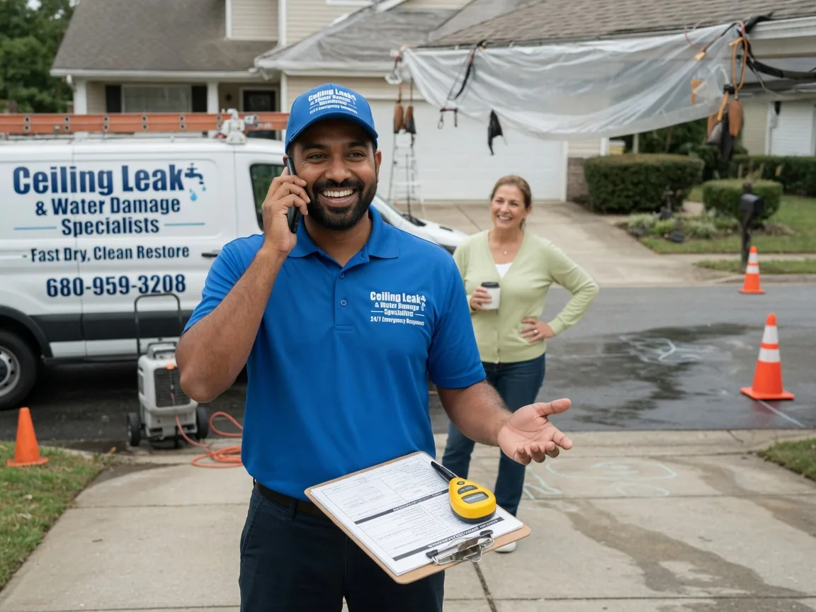 Ceiling Leak Cleanup Belmont, WV FAQs